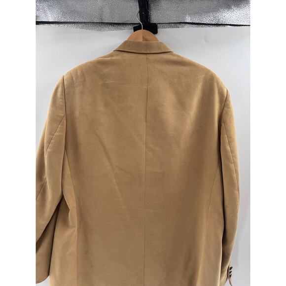 Lord & Taylor Fifth Ave Men Brown Camel Blazer Sport‎ Coat 44R Corp Classic - Picture 9 of 15